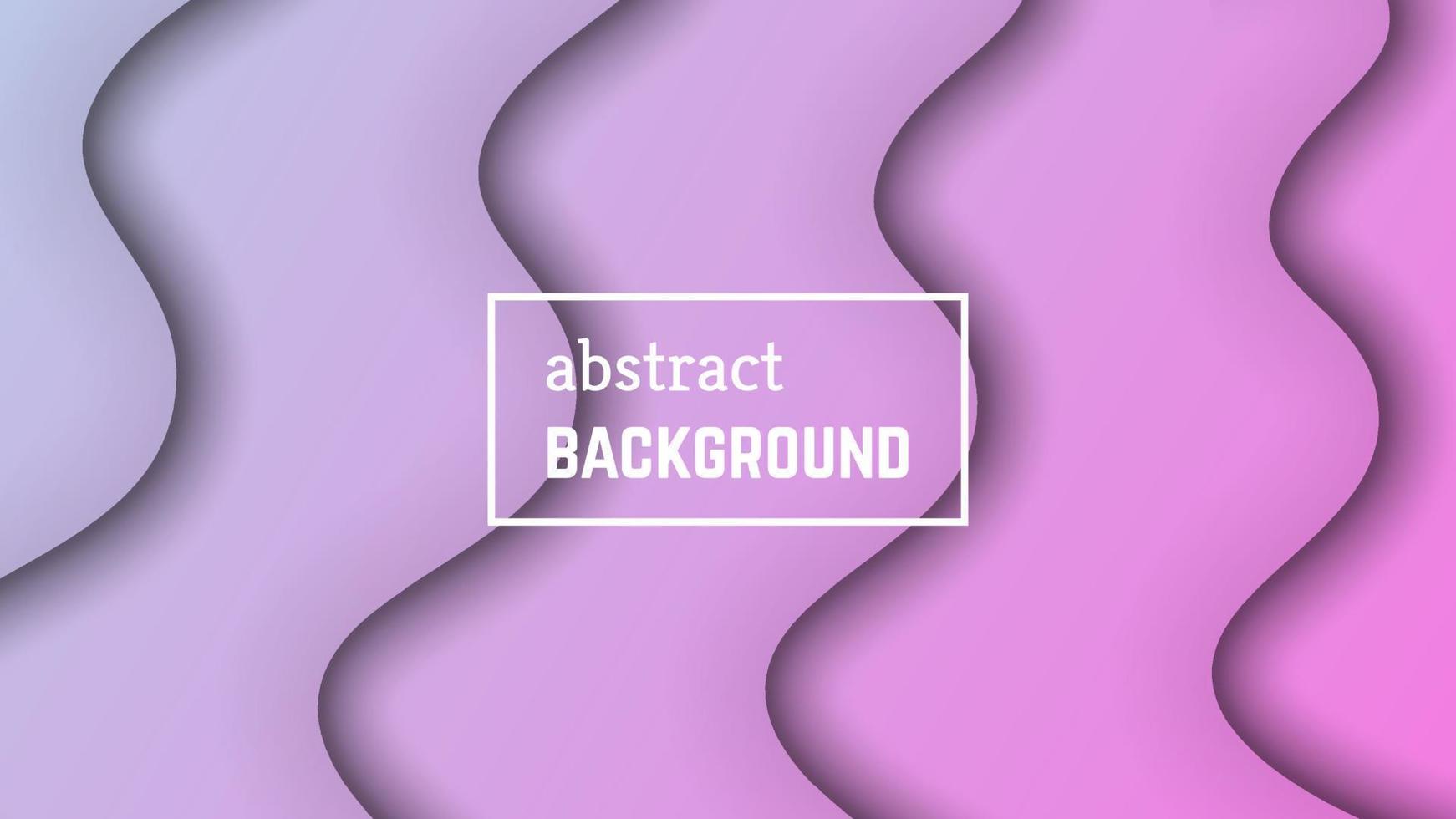 Abstract minimal wave geometric background. Pink wave layer shape for banner, templates, cards. Vector illustration.