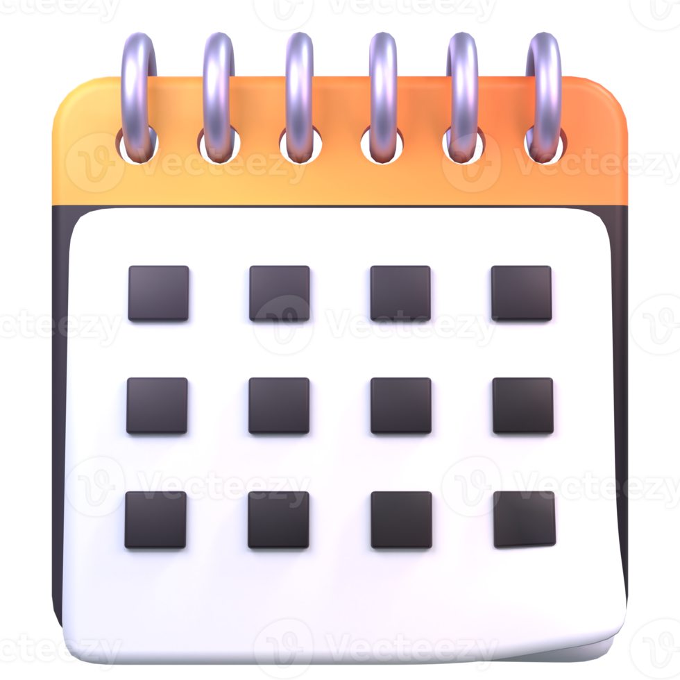 icône de calendrier 3d 20043266 PNG