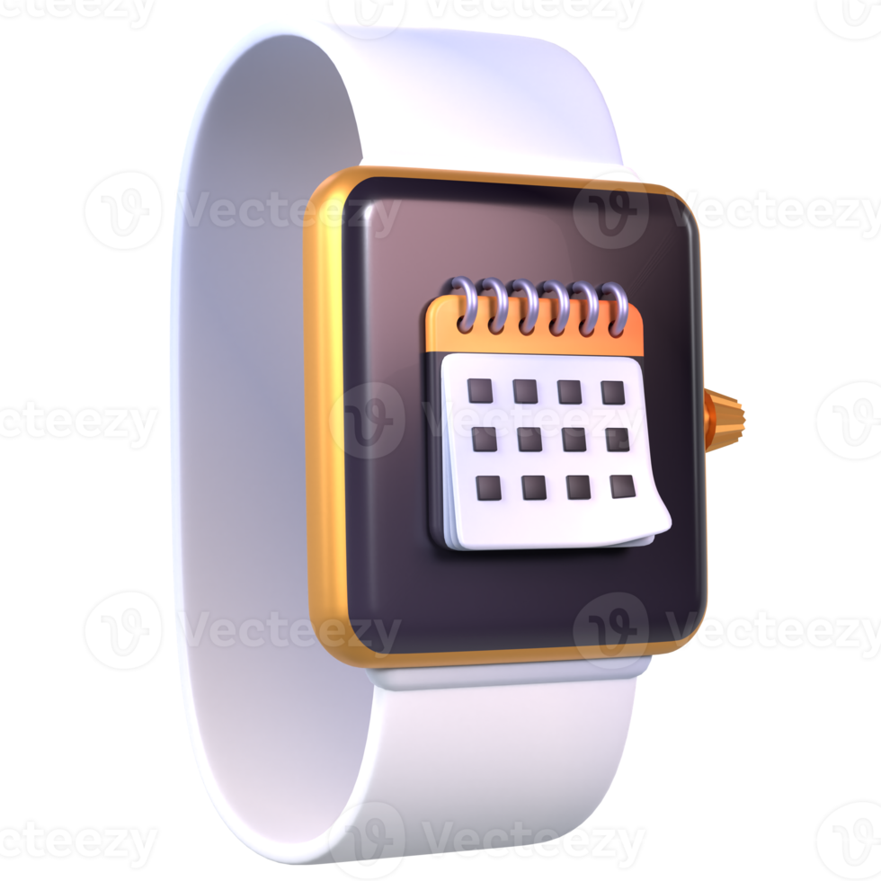 Free 3d smartwatch calendar 20043272 PNG with Transparent Background