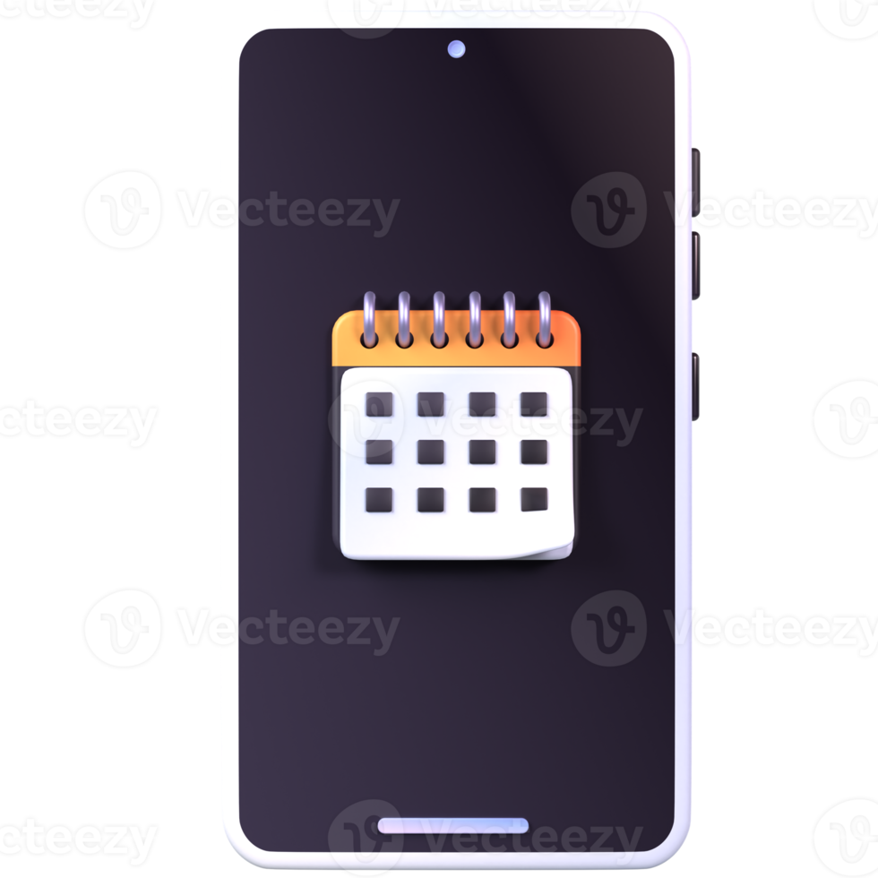 3d Kalender Handy, Mobiltelefon png