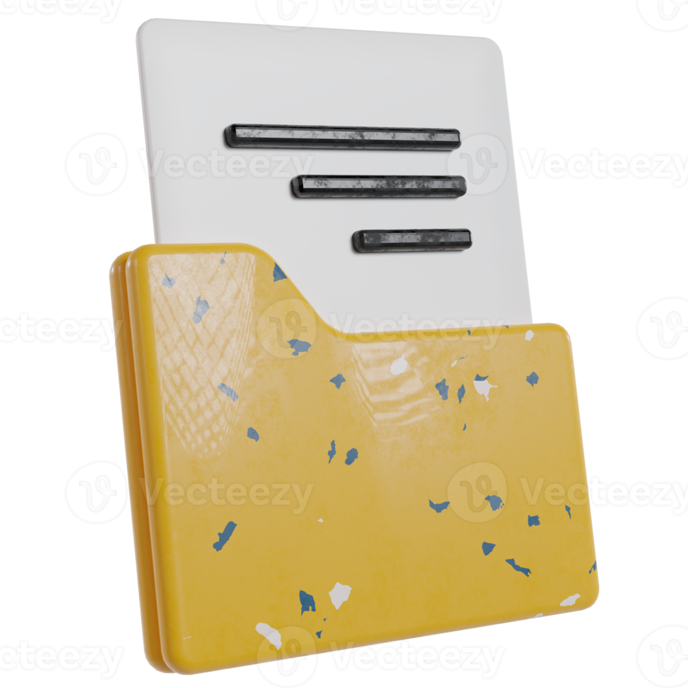 3d folder file png