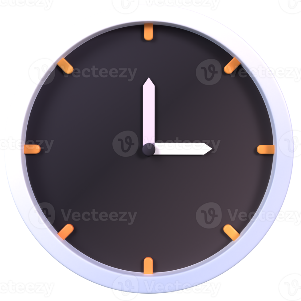 3d clock icon 20043305 PNG