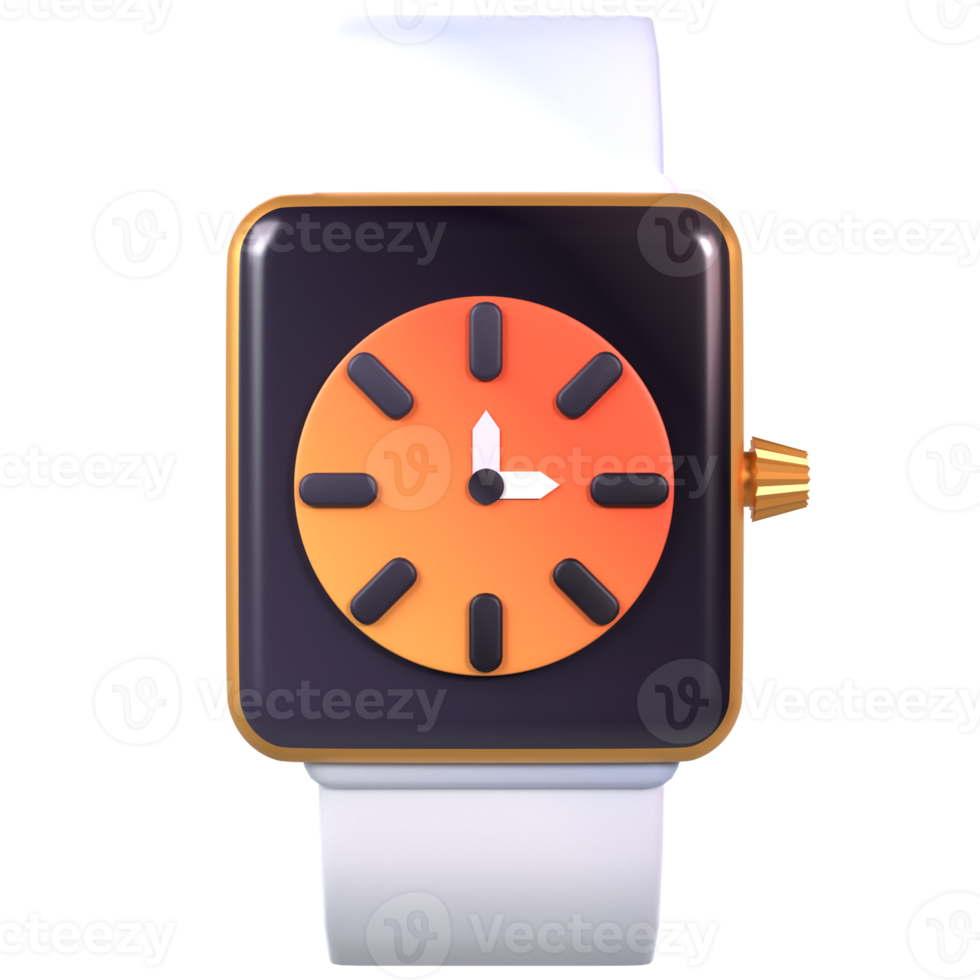 3d wristwatch icon png