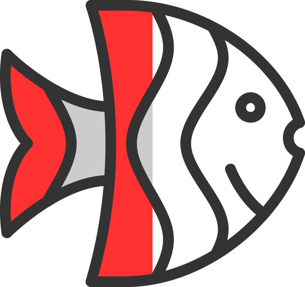 Angelfish Vector Icon Design