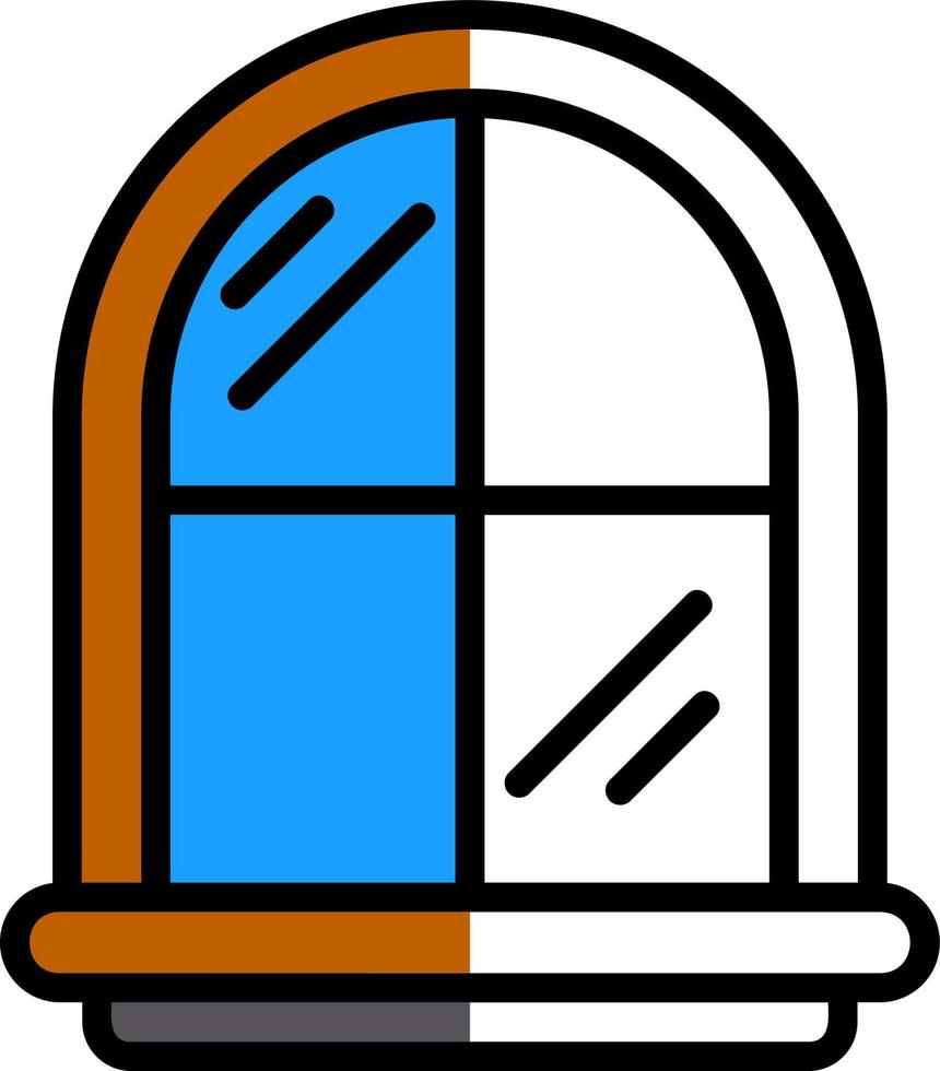 Window Vector Icon Design