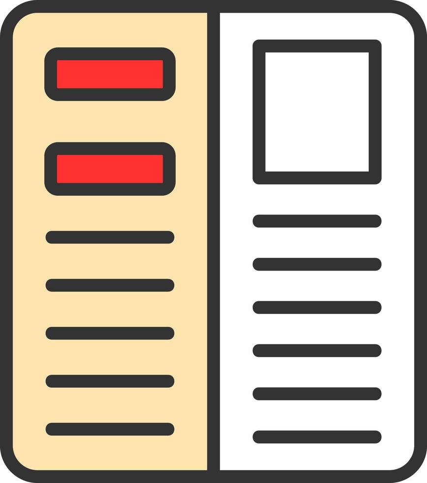 Curriculum Vector Icon Design