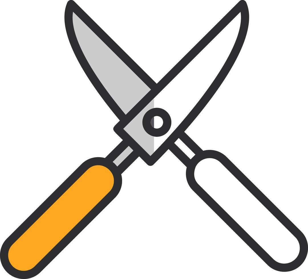 Shears Vector Icon Design