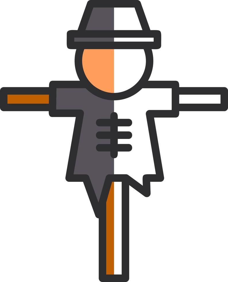 Scarecrow Vector Icon Design