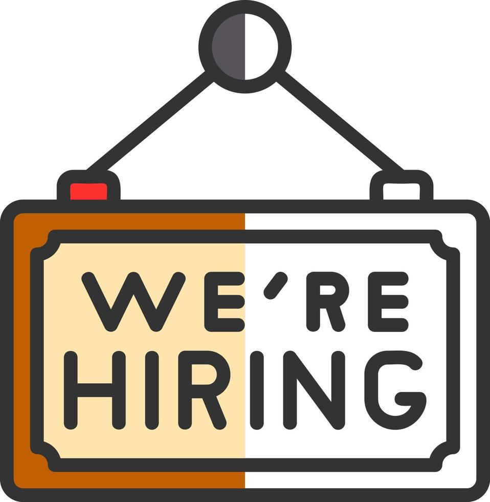 Hiring Vector Icon Design