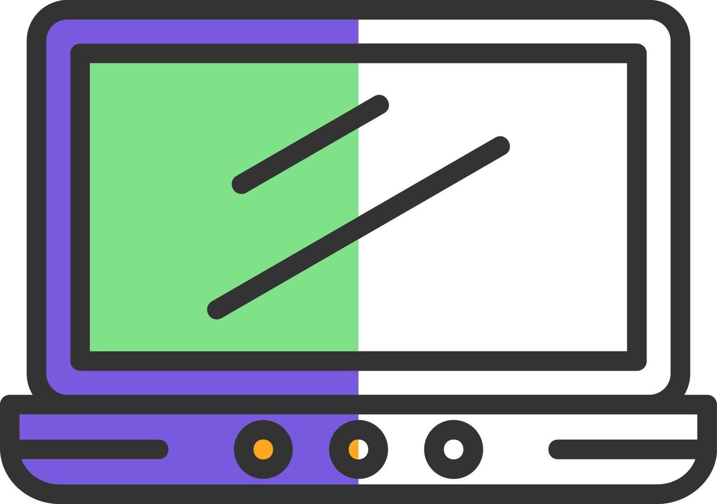 Laptop Vector Icon Design