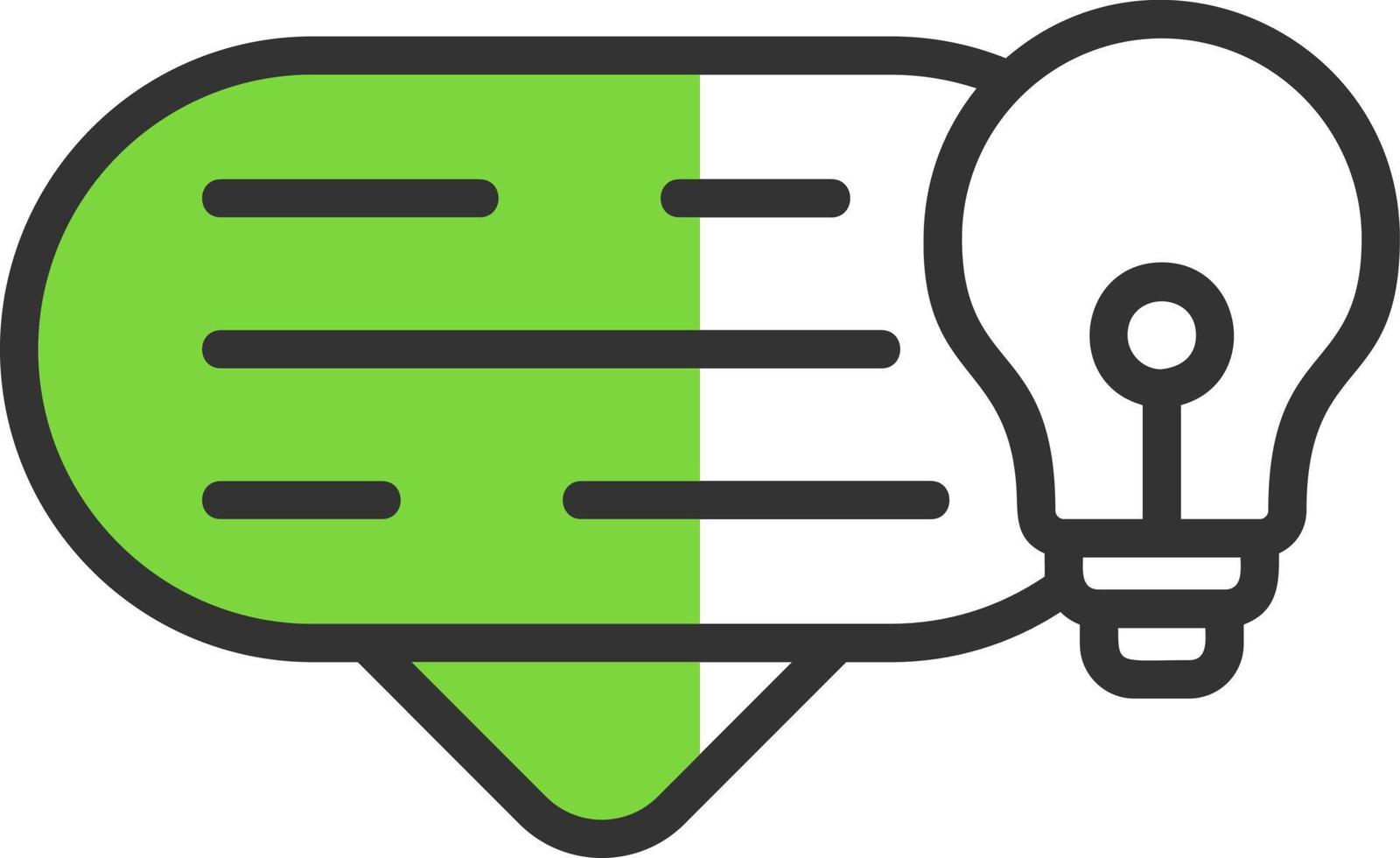 Opinion Vector Icon Design
