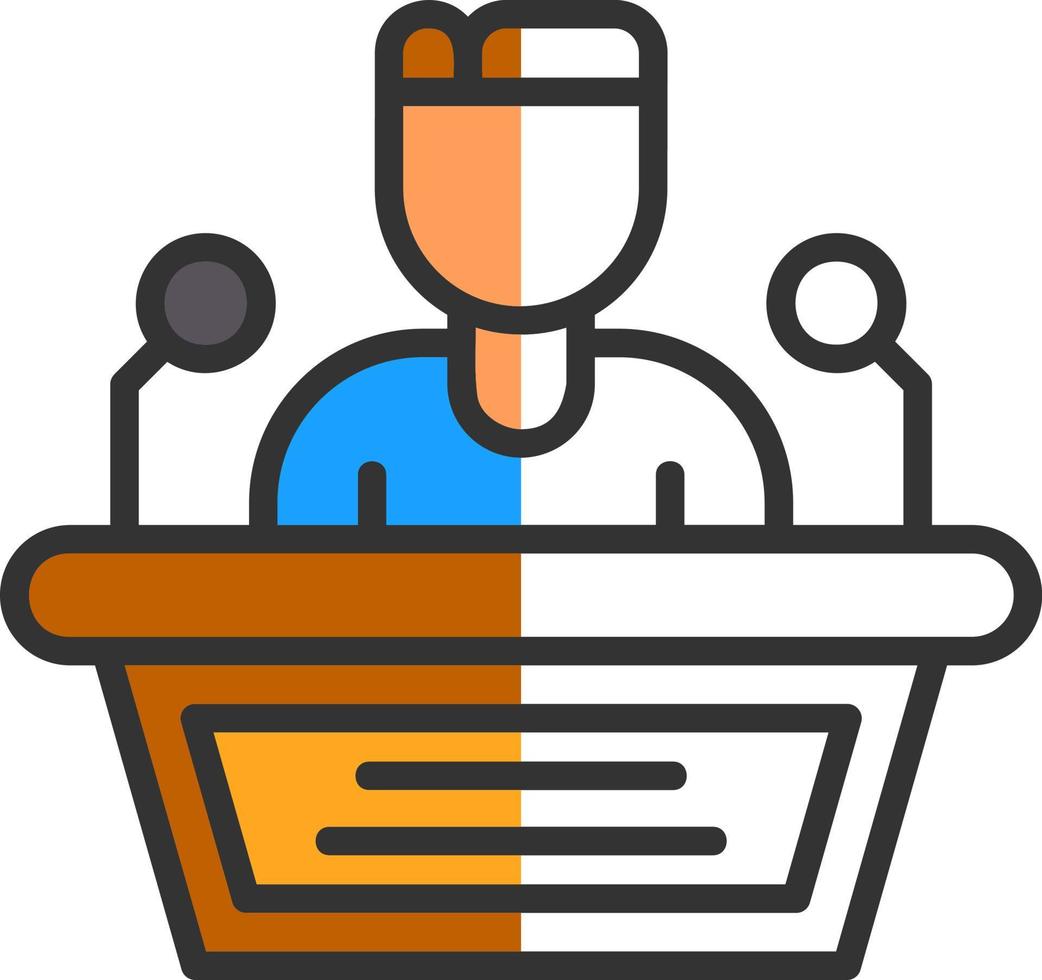 Conference Vector Icon Design