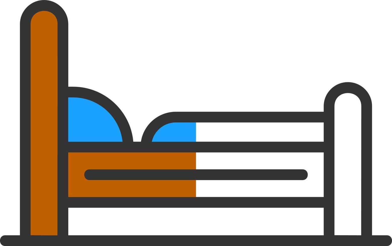 Bed Vector Icon Design