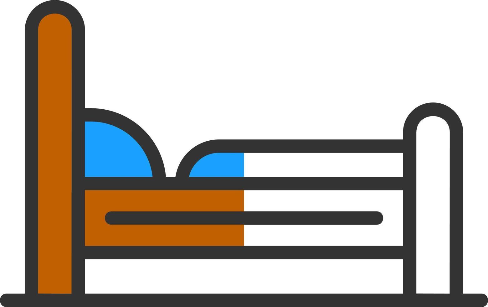 Bed Vector Icon Design