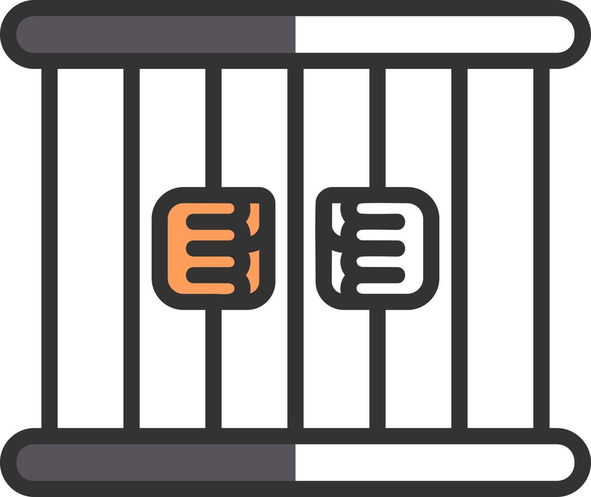 Jail Vector Icon Design