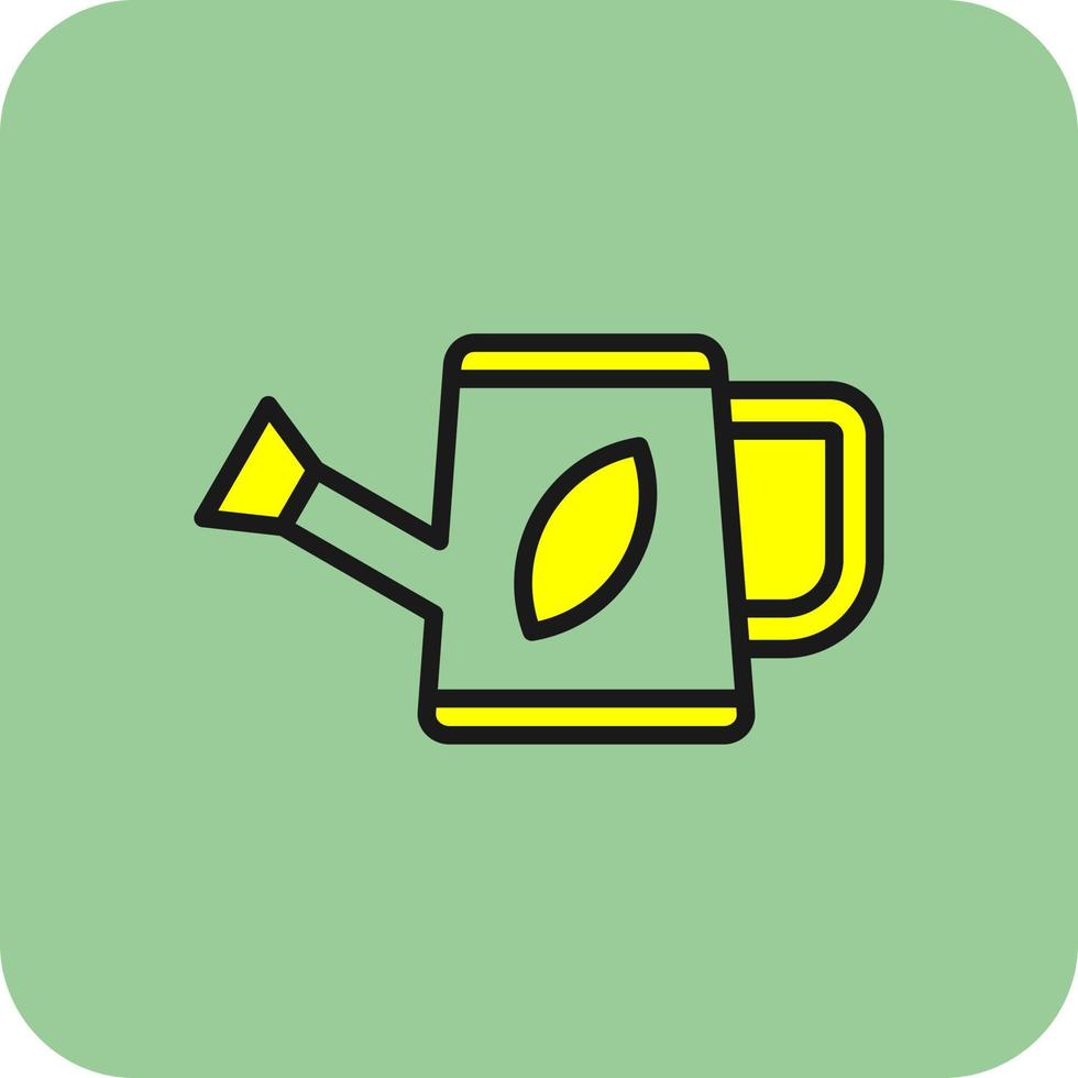 Watering Can Vector Icon Design