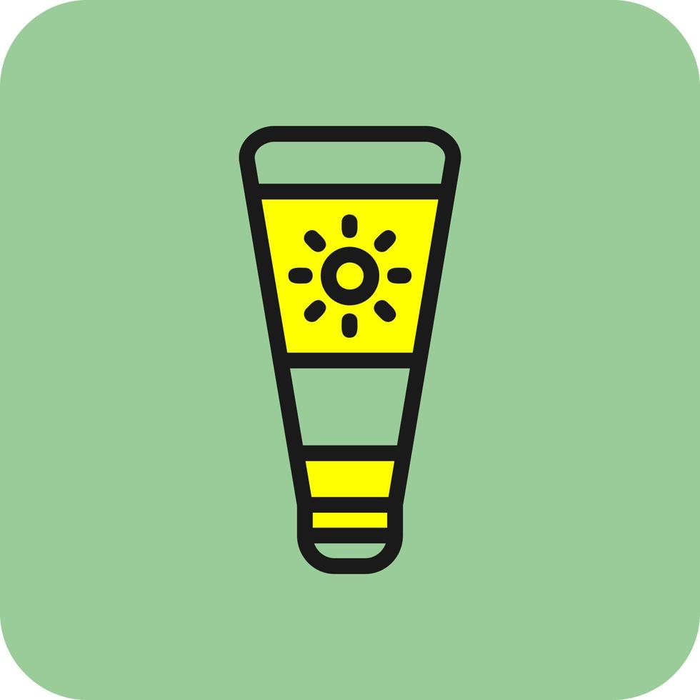 Sunscreen Vector Icon Design