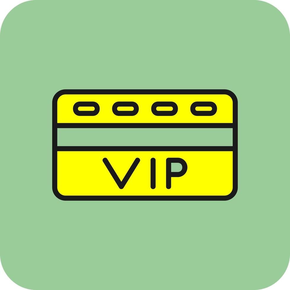 Member Card Vector Icon Design