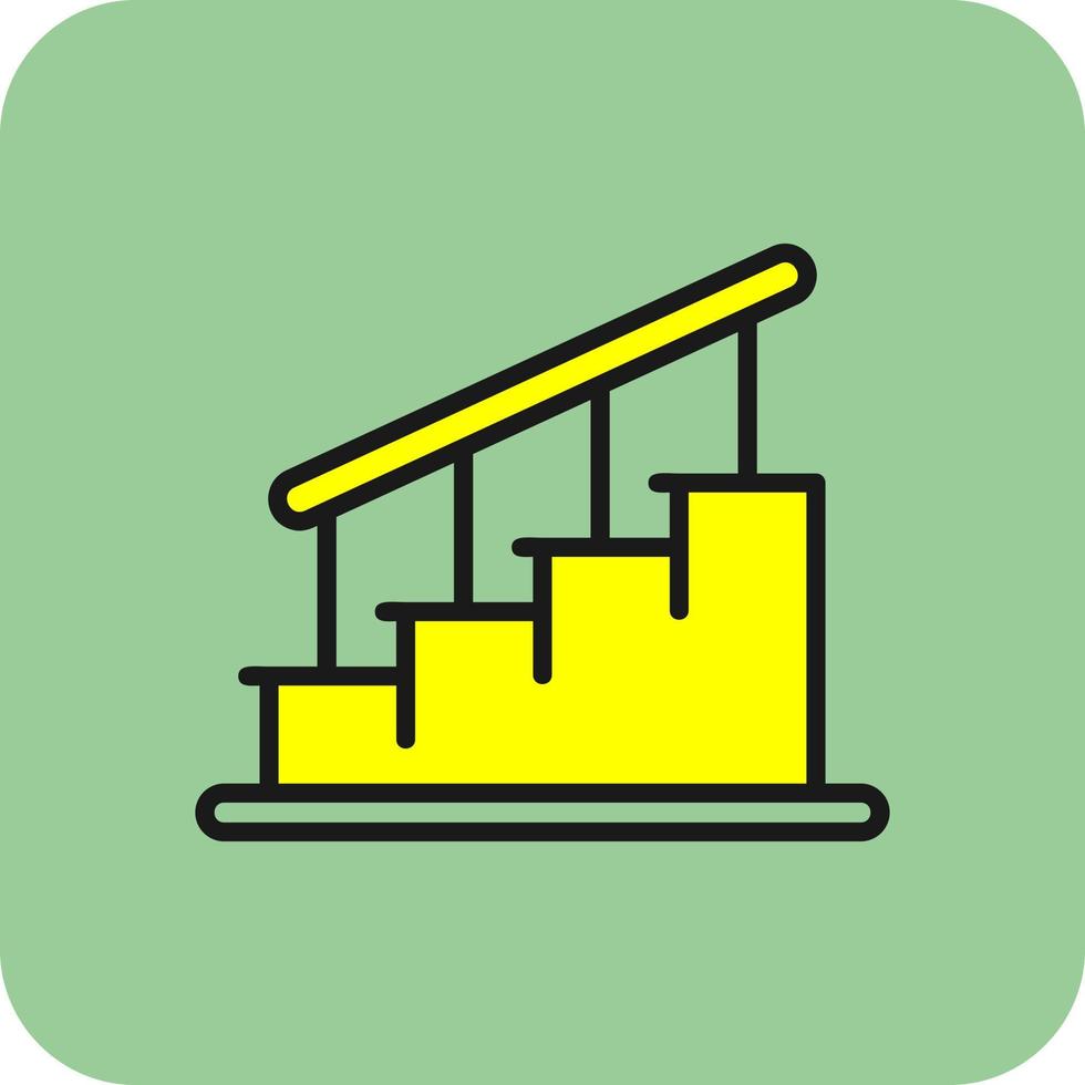 Stairs Vector Icon Design