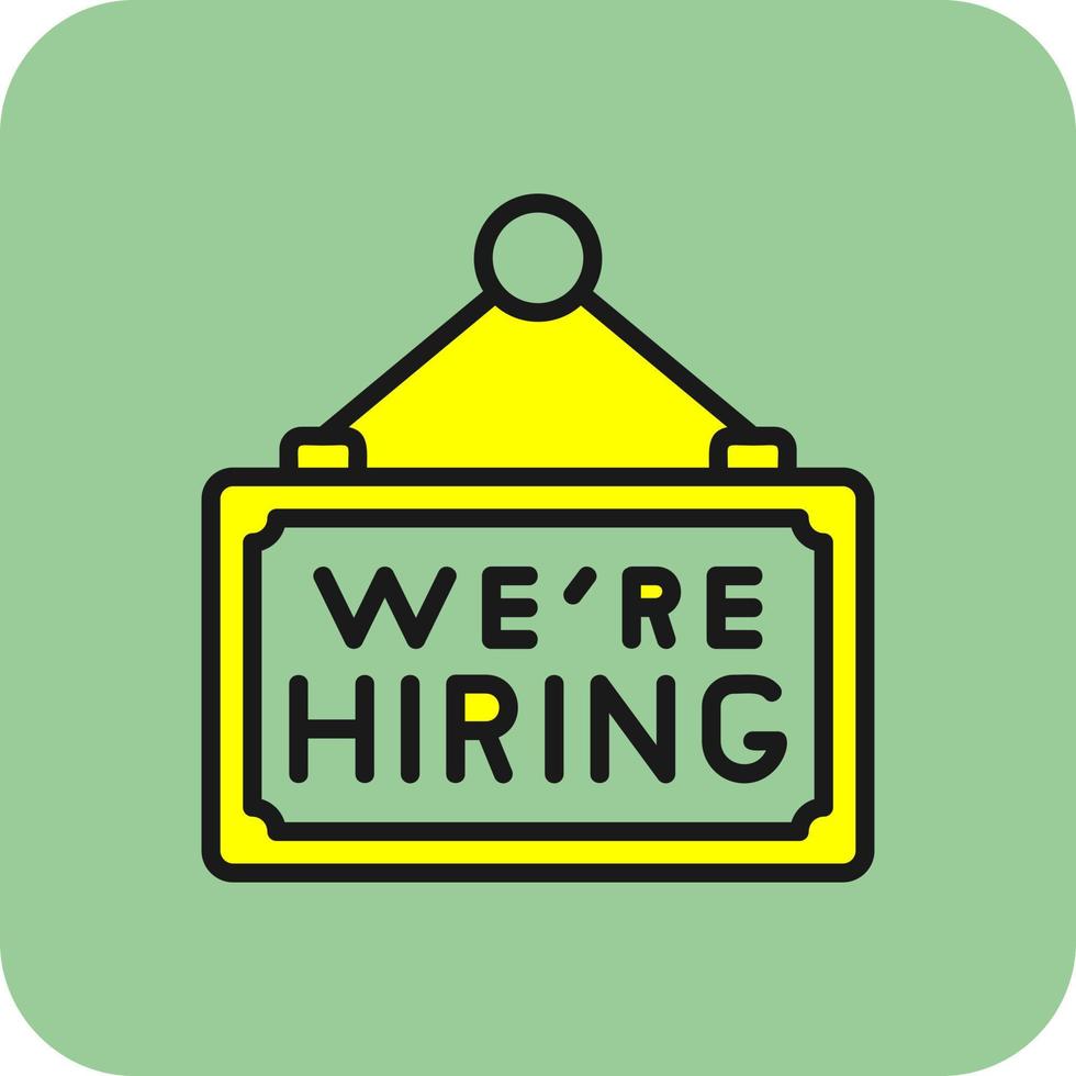 Hiring Vector Icon Design