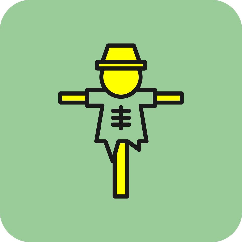 Scarecrow Vector Icon Design