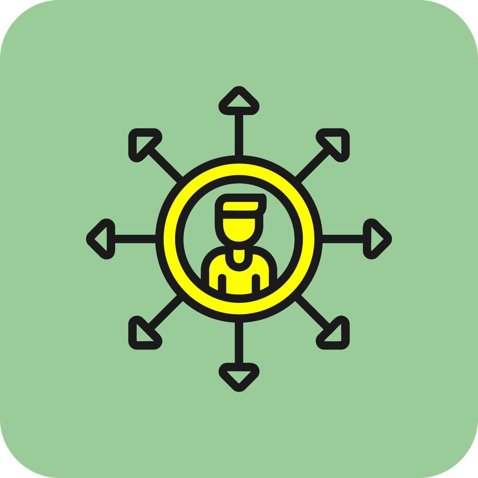 Position Vector Icon Design
