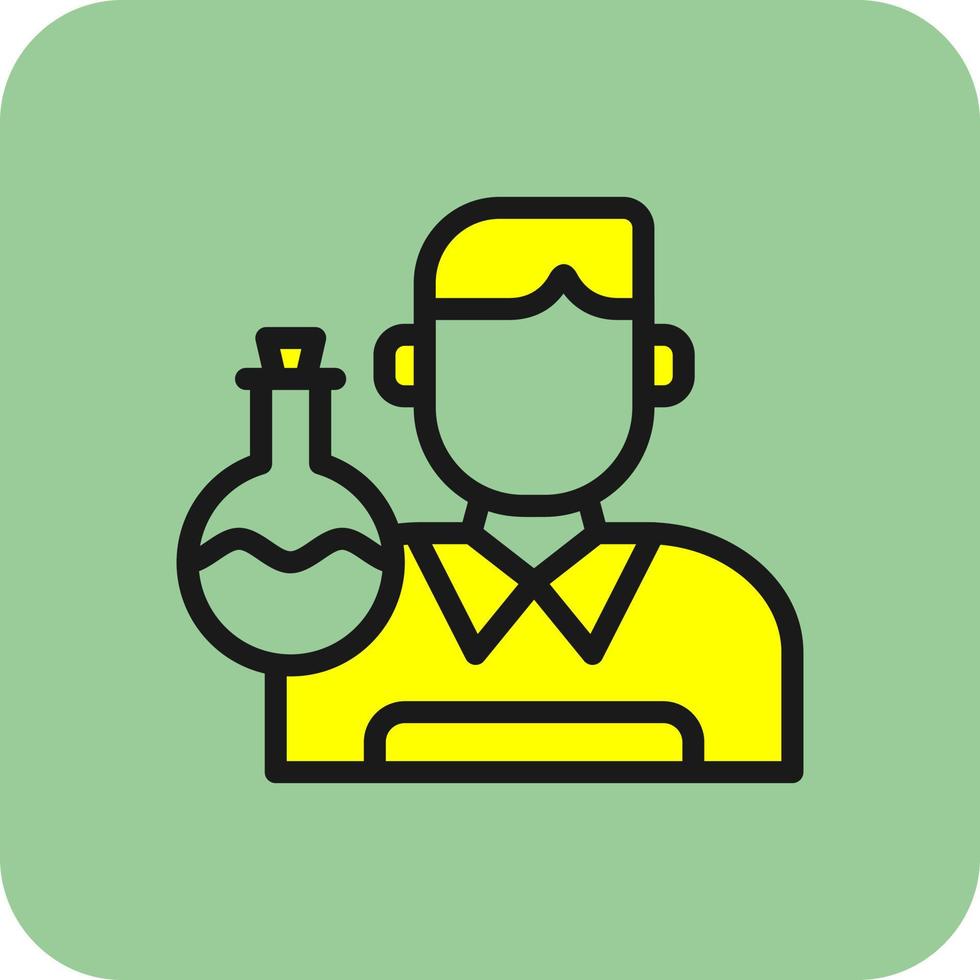 Scientist Vector Icon Design