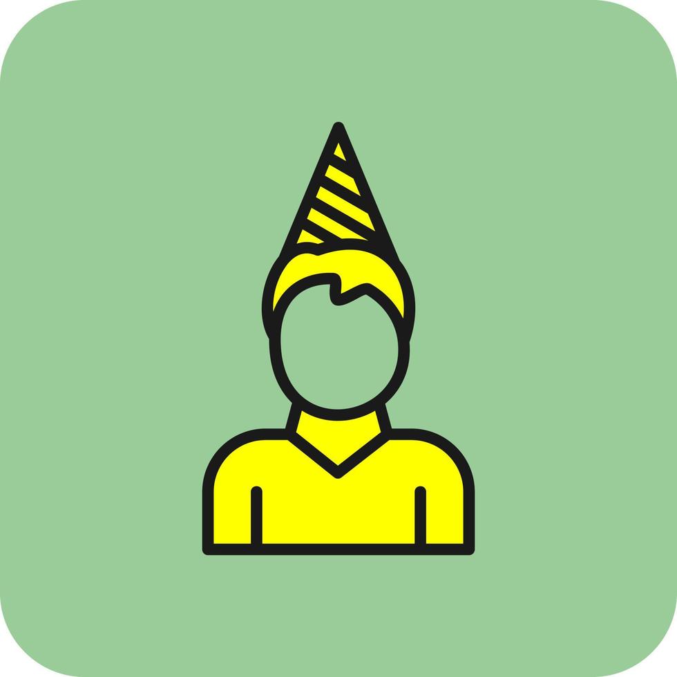 Birthday Boy Vector Icon Design