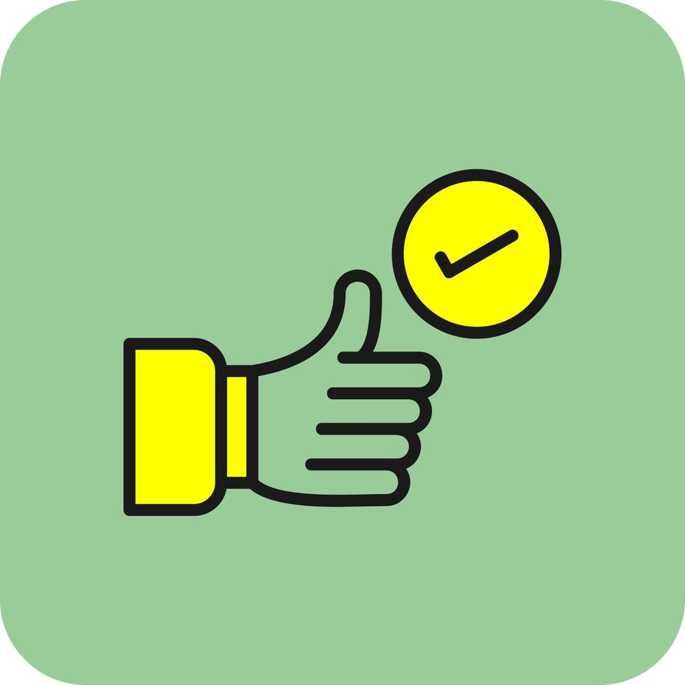 Agree Vector Icon Design
