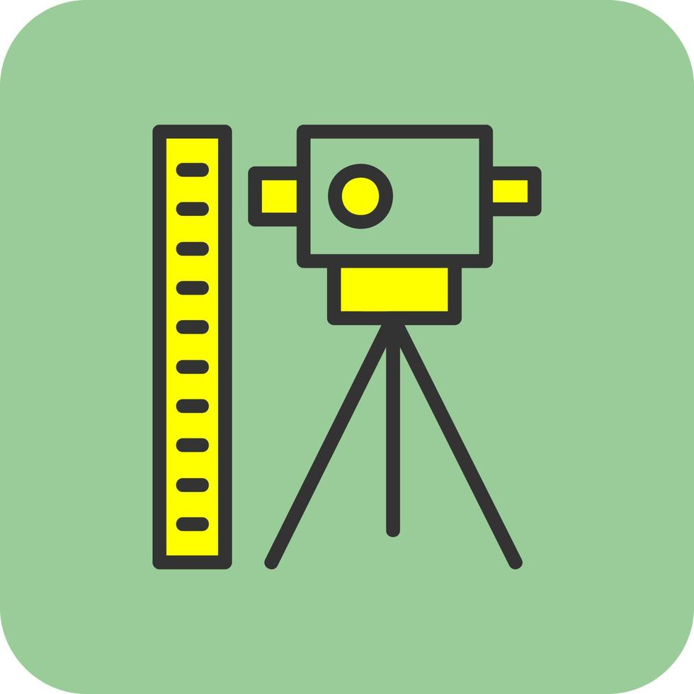 Theodolite Vector Icon Design