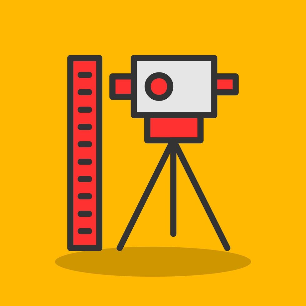 Theodolite Vector Icon Design