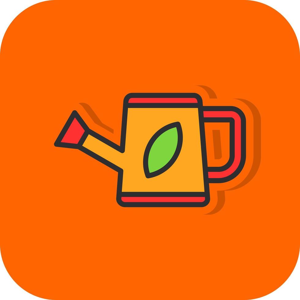 Watering Can Vector Icon Design