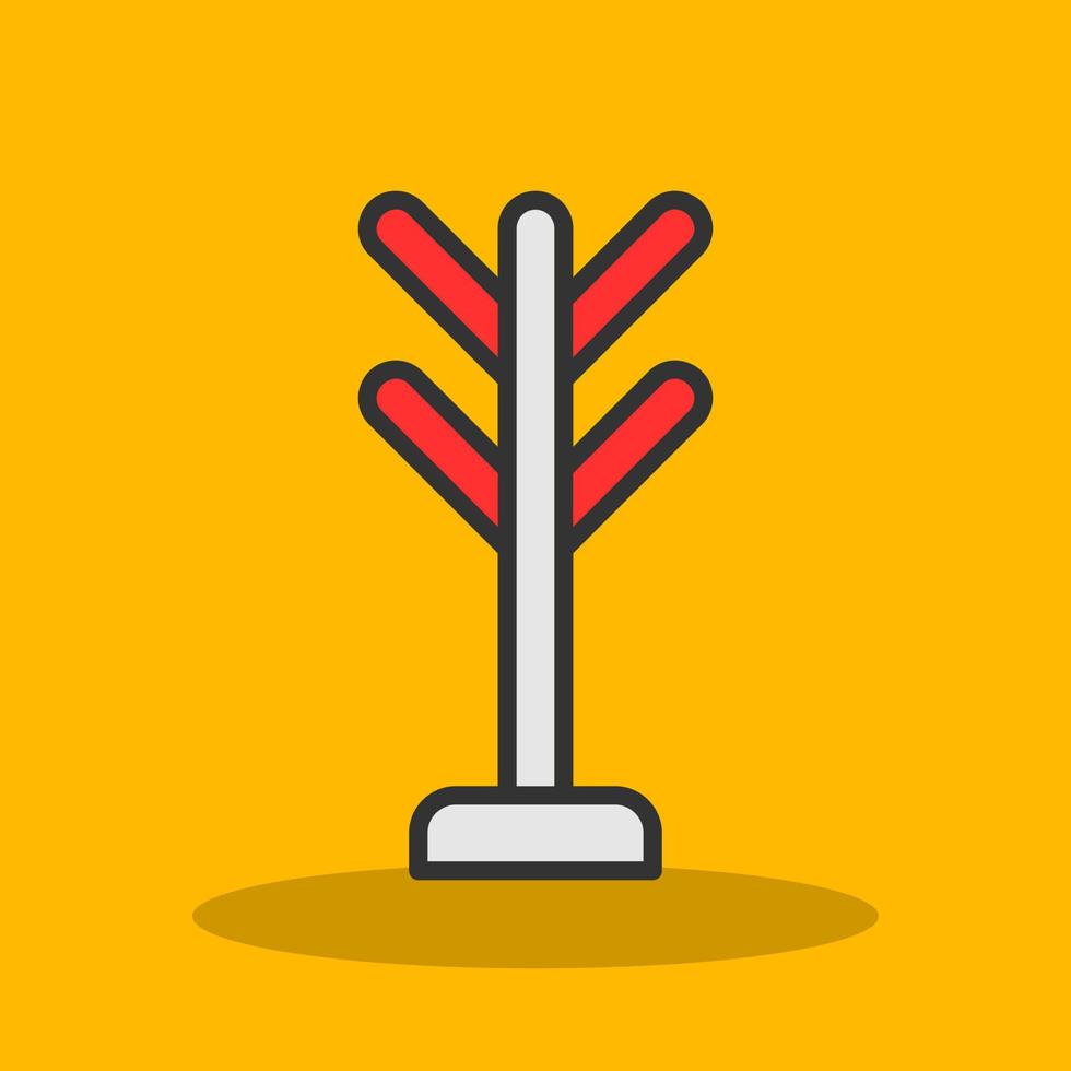 Coat Rack Vector Icon Design