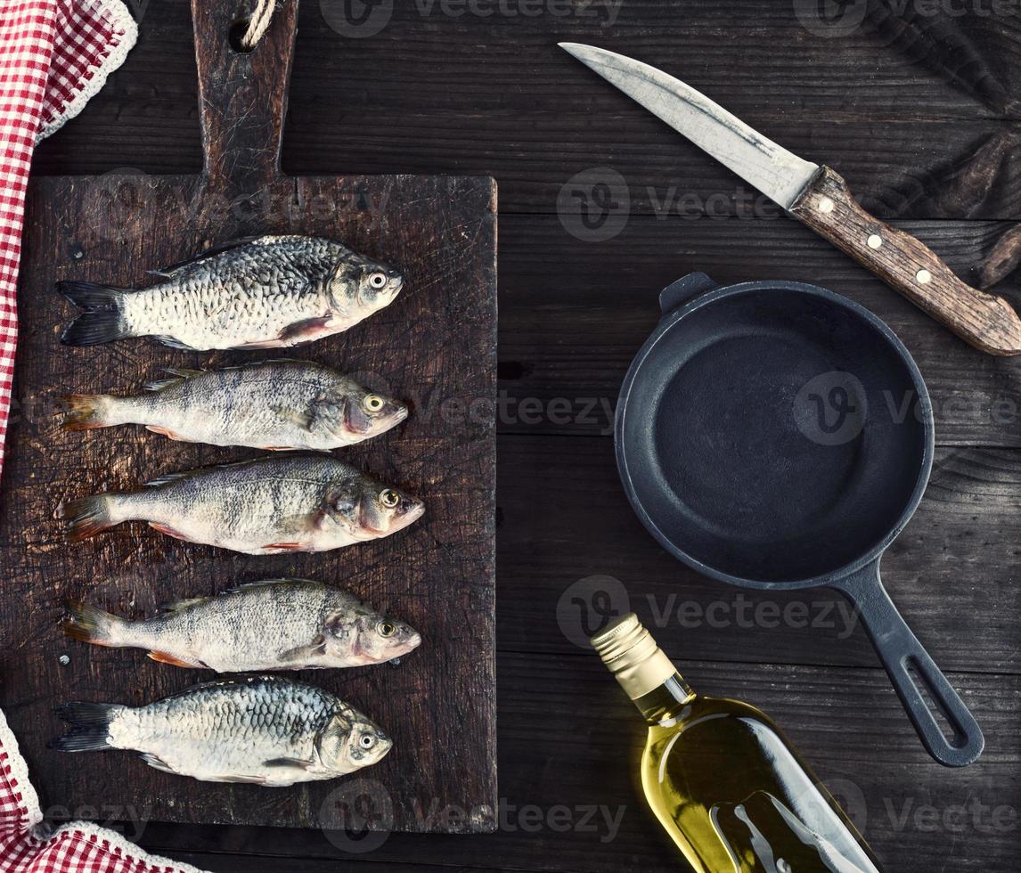 river fish crucian and perch photo