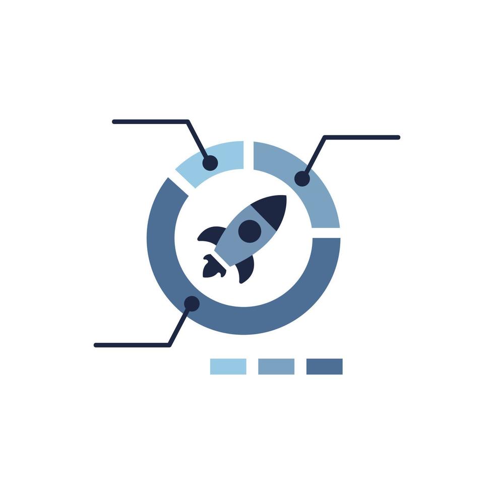 elements vector business mission flat icon symbol