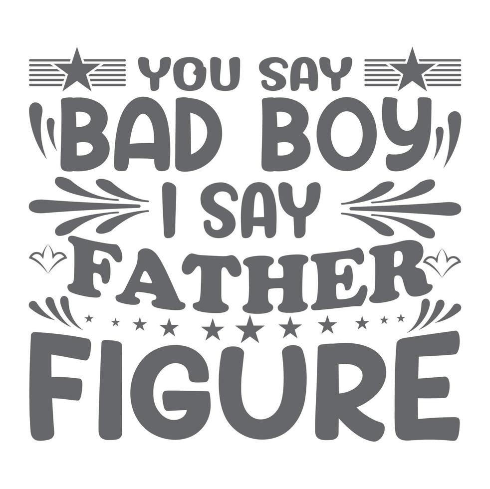 Dad Typography T-Shirt Design Free Vector