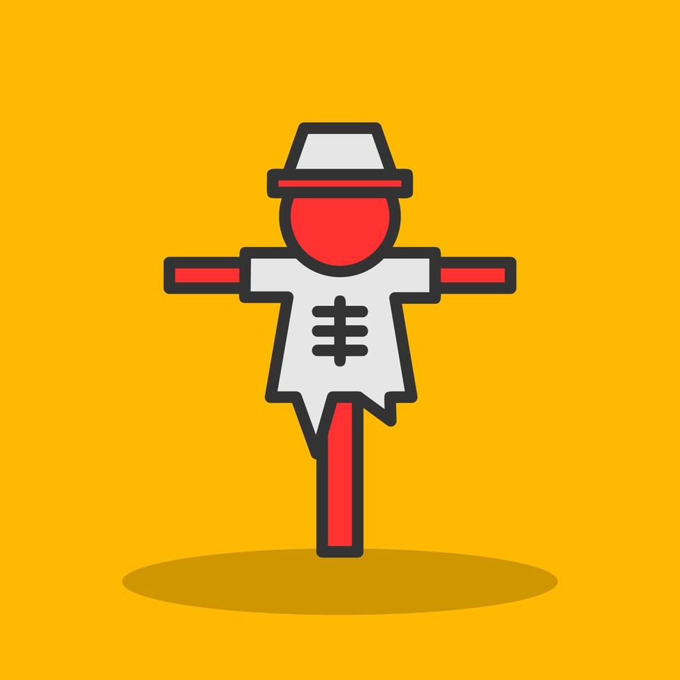 Scarecrow Vector Icon Design