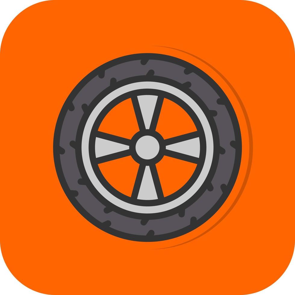 Wheel Vector Icon Design