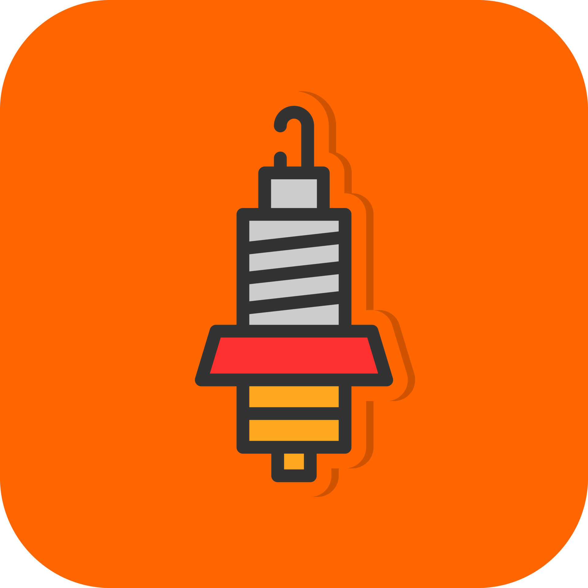 Spark Plug Vector Icon Design 20046034 Vector Art at Vecteezy