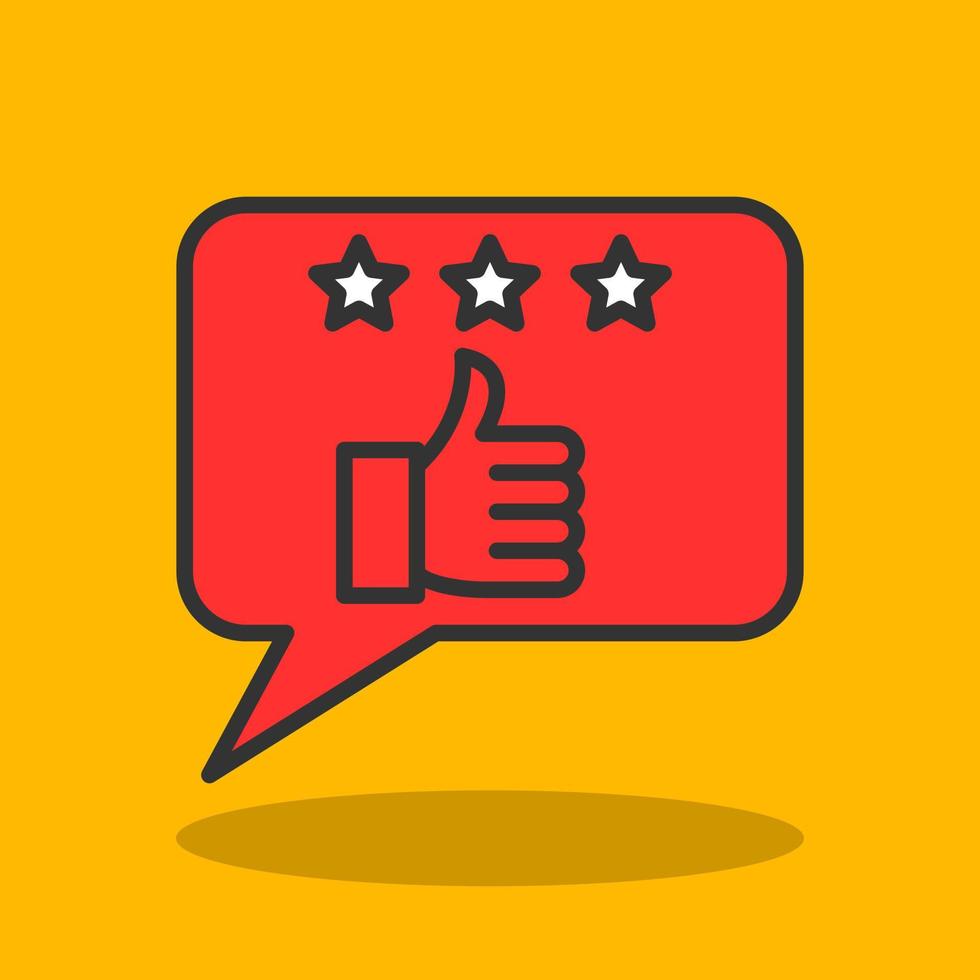 Good Feedback Vector Icon Design