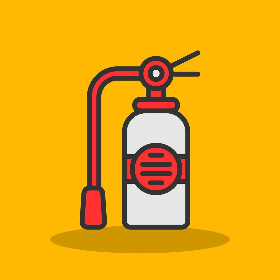 Fire Extinguisher Vector Icon Design