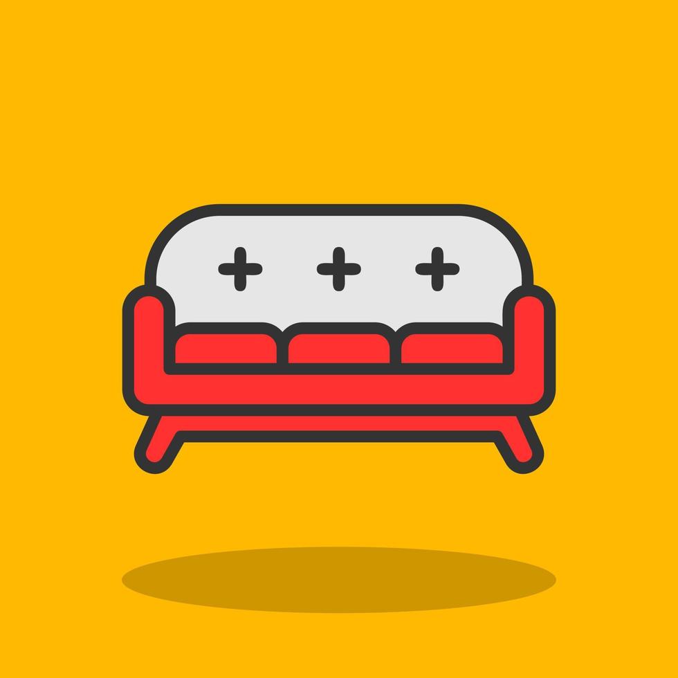 Sofa Vector Icon Design