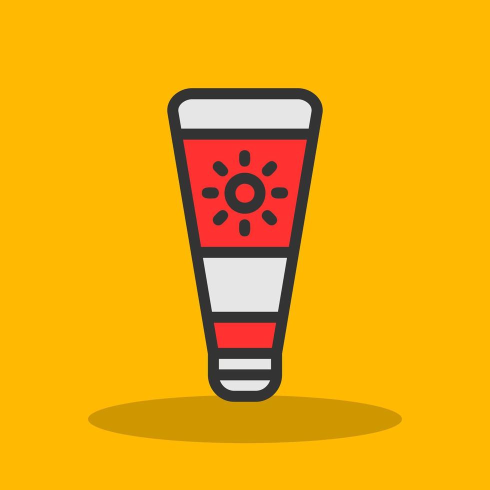 Sunscreen Vector Icon Design