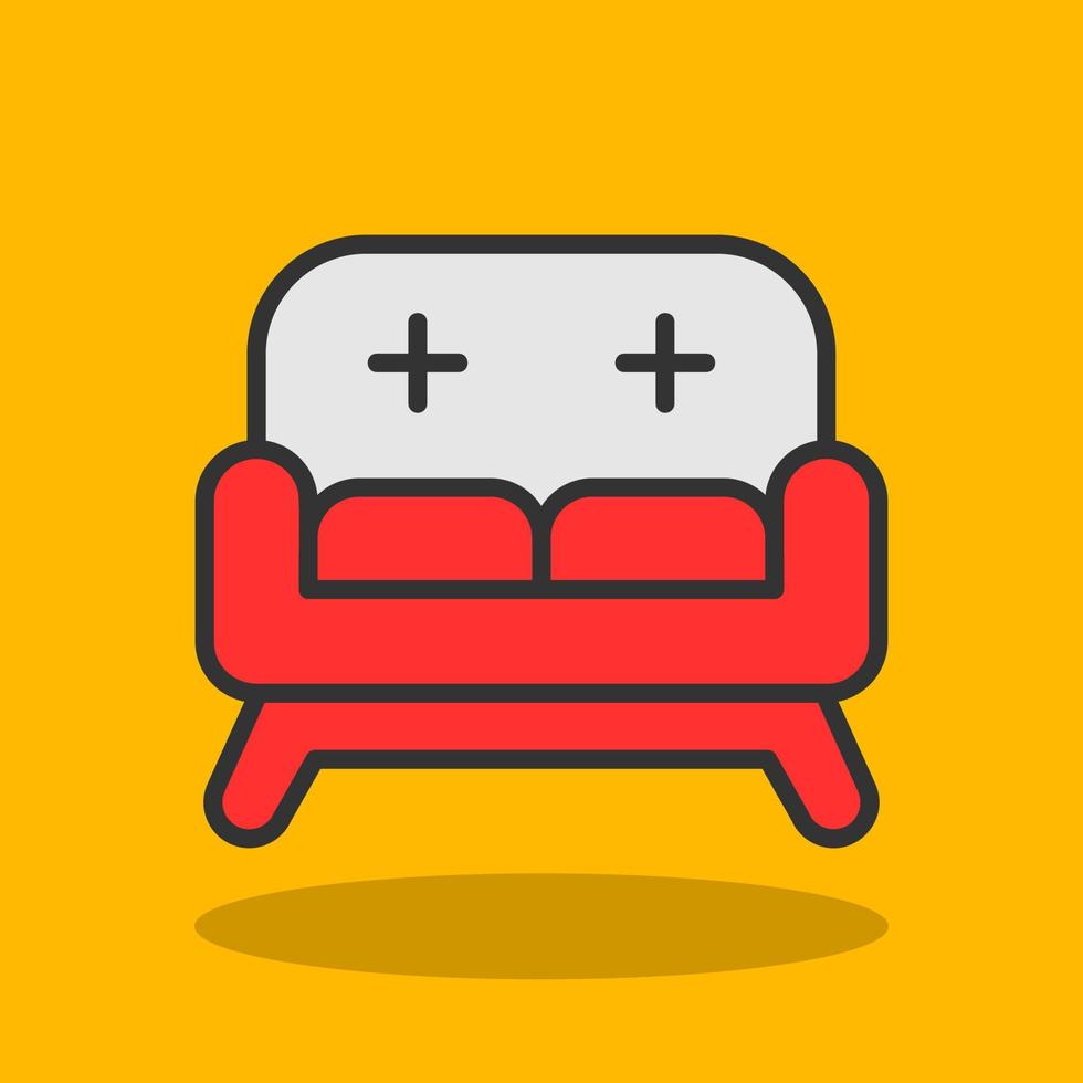 Sofa Vector Icon Design