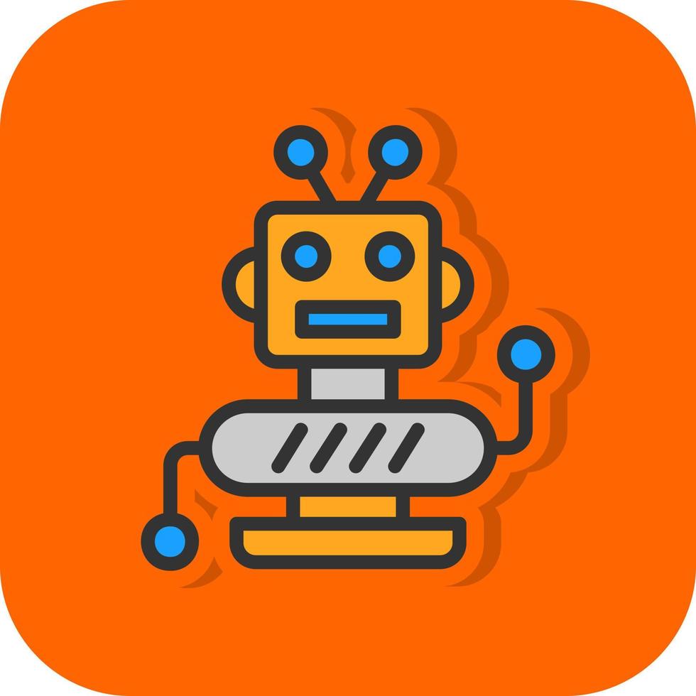 Robot Vector Icon Design