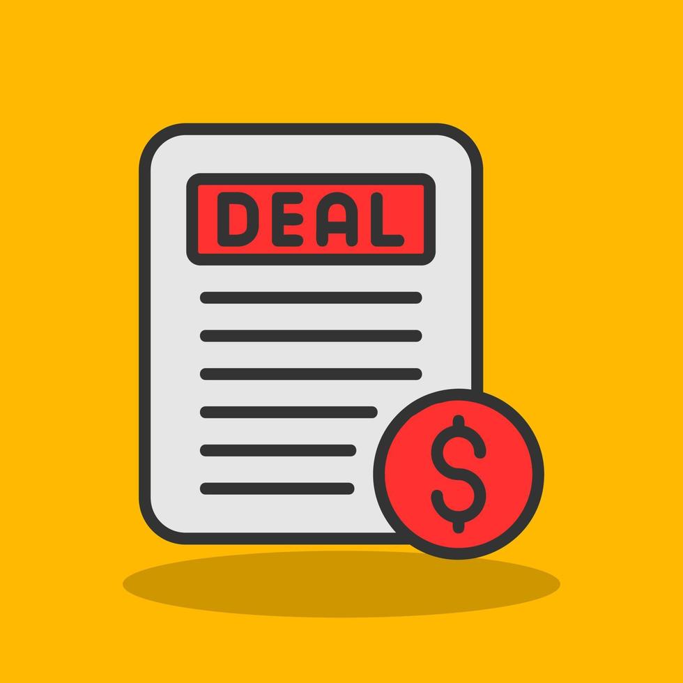 Business Deal Vector Icon Design