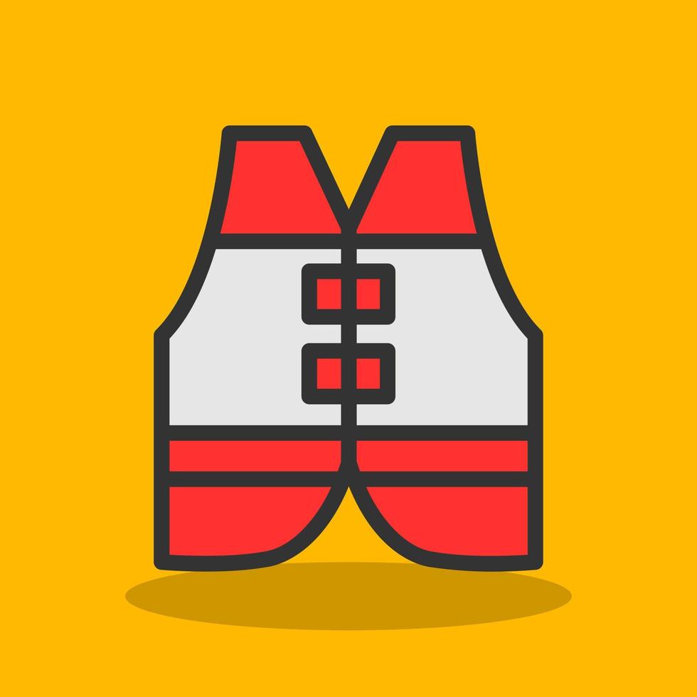 Lifejacket Vector Icon Design