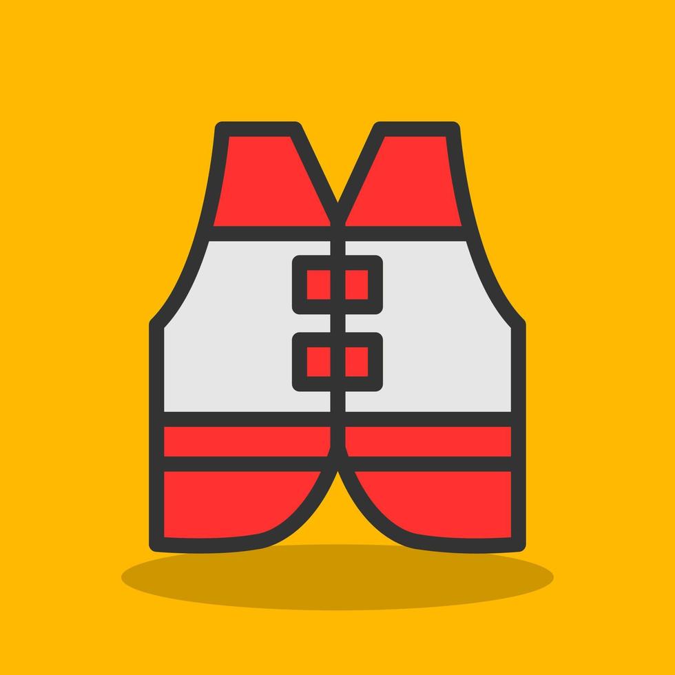 Lifejacket Vector Icon Design