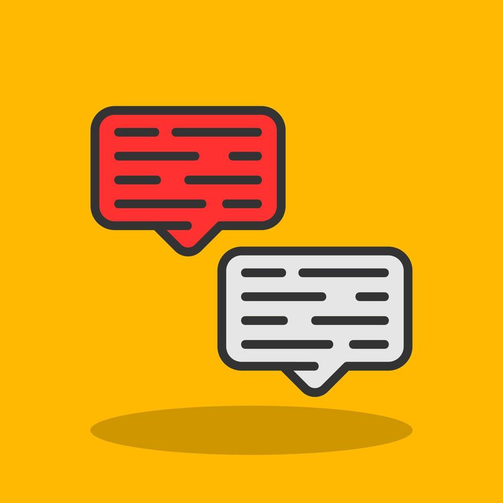 Conversation Vector Icon Design