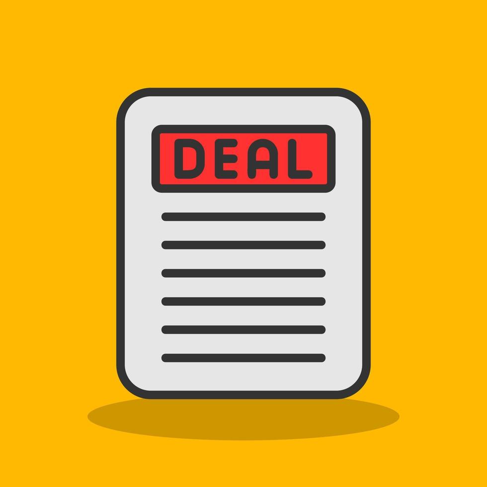 Deal Vector Icon Design